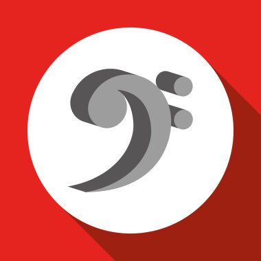 müzik Not tasarım, vektör çizim