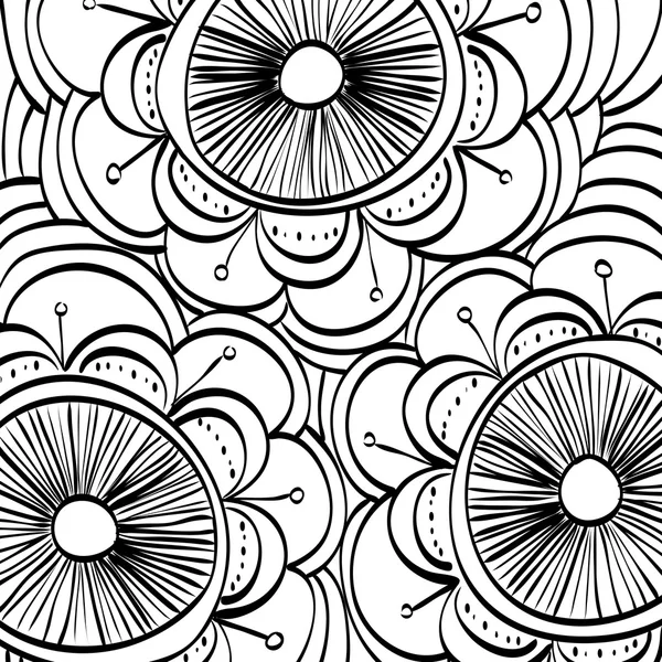 黒と白のデザイン、抽象的なベクトルを描く — ストックベクタ