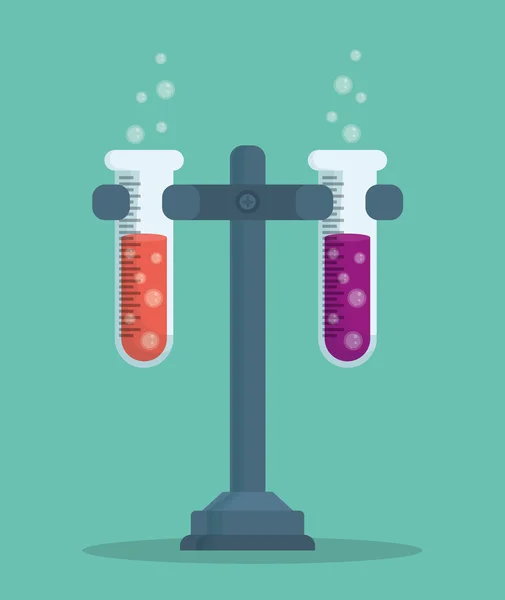 Conception graphique du Laboratoire de chimie, illustration vectorielle — Image vectorielle