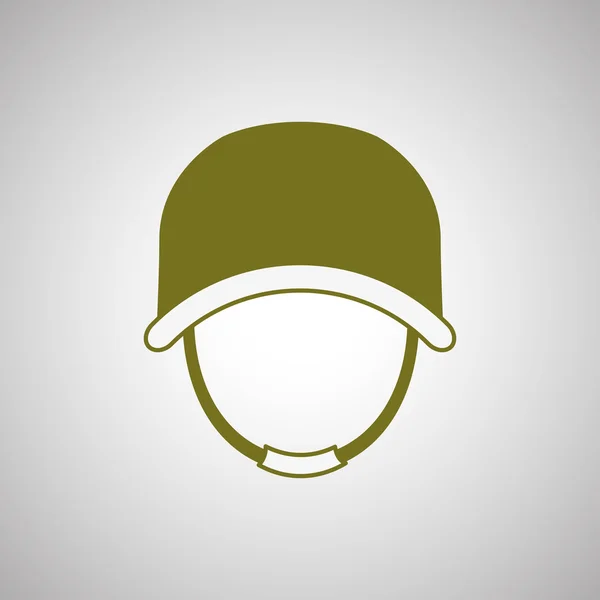 Design militärischer Symbole, Vektor-Illustration — Stockvektor