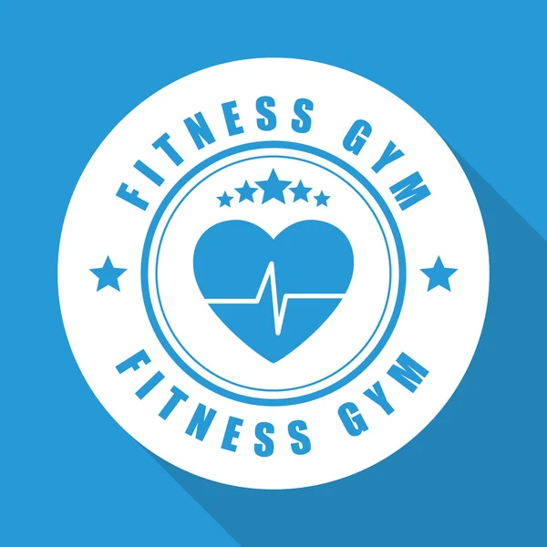 Fitness and gym design , vector illustration — Stock Vector