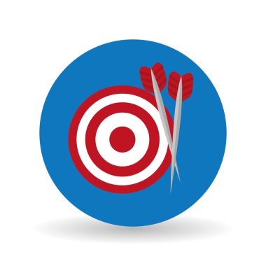 Hedef vektör çizim vektör simgesi