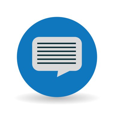 İleti vektör çizim vektör simgesi