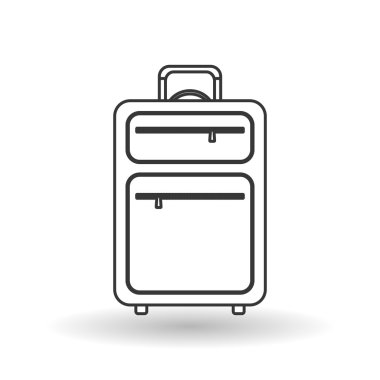 Otel vektör çizim vektör simgesi