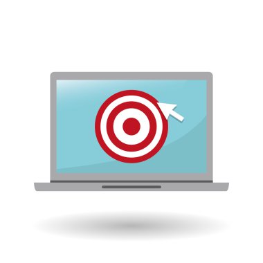 Hedef vektör çizim vektör simgesi