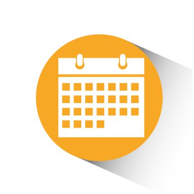 Takvim vektör çizim vektör simgesi