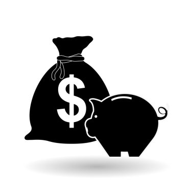 Para, düzenlenebilir simge vektör çizim