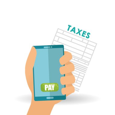 Vergiler, düzenlenebilir simge vektör çizim