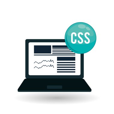 Beyaz arka plan, vektör çizim duyarlı web tasarım