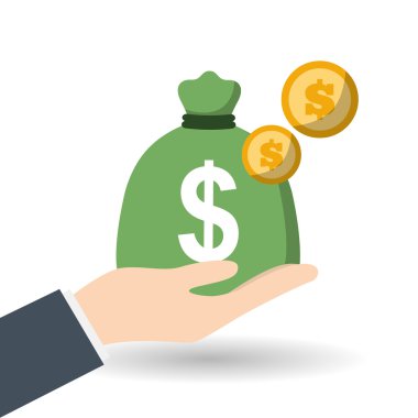 para simgesinin üzerine beyaz arka plan, vektör çizim