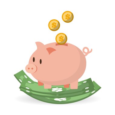 para simgesinin üzerine beyaz arka plan, vektör çizim