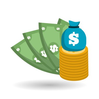 para simgesinin üzerine beyaz arka plan, vektör çizim