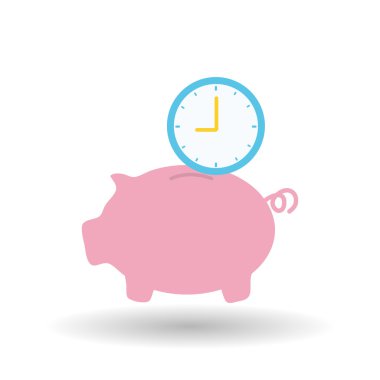 Zaman, vektör çizim grafik tasarım