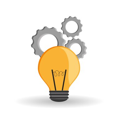 Ampul, vektör çizim grafik tasarım