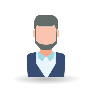 adam ve sosyal medya tasarımı, vektör çizim