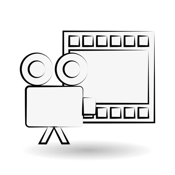 Movie  vector design — Stock Vector