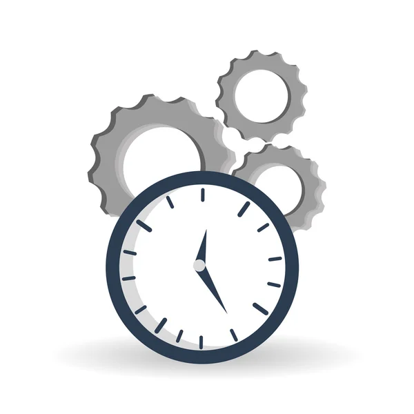 Graphic design of time , vector illustration — Stock Vector