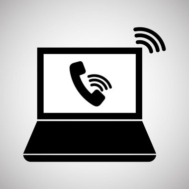 laptop tasarım, düzenlenebilir vektör çizimi