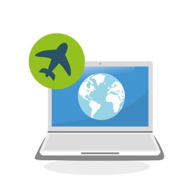 laptop tasarım, düzenlenebilir vektör çizimi