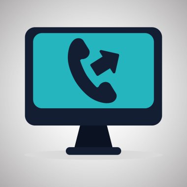 Çağrı Merkezi, düzenlenebilir vektör çizim tasarım