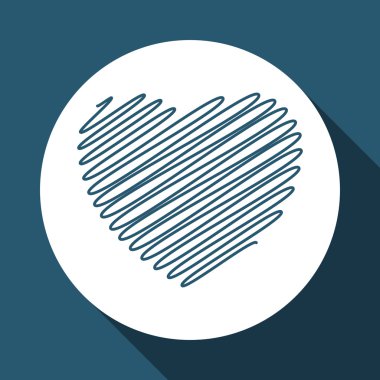 Kalp, vektör çizim grafik tasarım