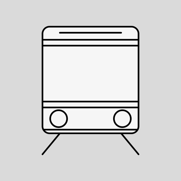 Grafische Gestaltung des Transports, Vektorillustration — Stockvektor