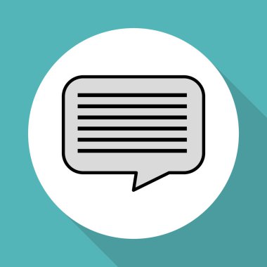 İleti vektör çizim vektör simgesi