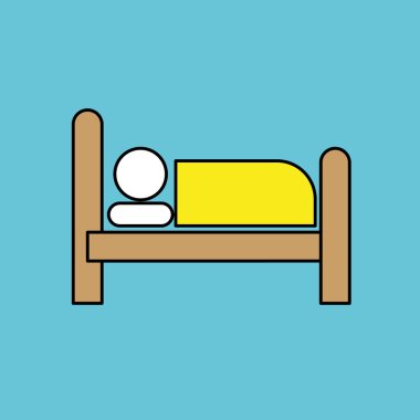 Otel vektör çizim vektör simgesi