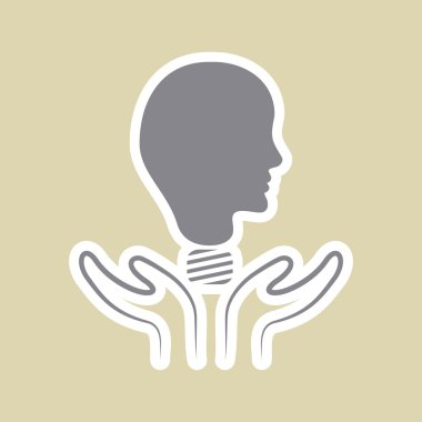 Sence yeşil ve düzenlenebilir bir simge vektör çizim