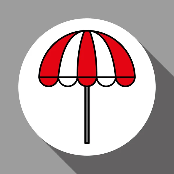 Paraply vektor illustration, vektor icon — Stock vektor