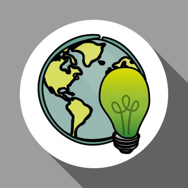 Sence yeşil ve düzenlenebilir bir simge vektör çizim