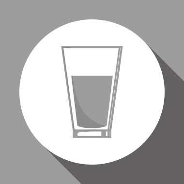 suyu tasarımı beyaz arka plan, vektör çizim üzerinde