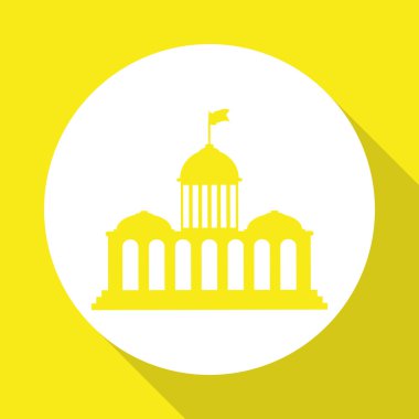 Beyaz arka plan üzerinde vektör çizim tasarım oy