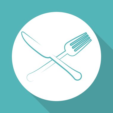 Menü ekipman tasarımı beyaz arka plan, vektör çizim üzerinde