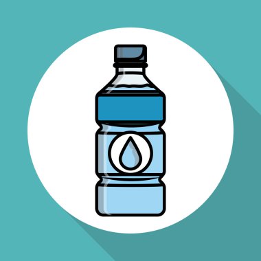 Beyaz arka plan, vektör çizim üzerinde su tasarım