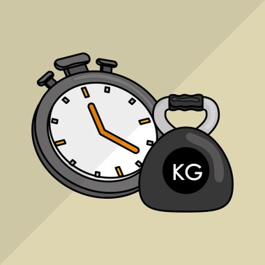 Beyaz arka plan, vektör çizim üzerinde sağlıklı yaşam tarzı tasarım