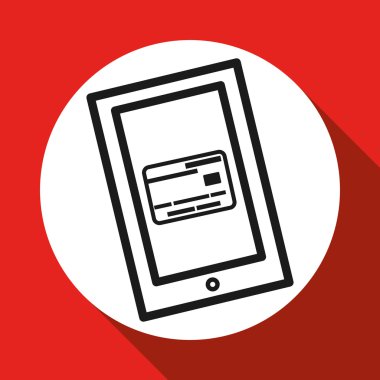 Beyaz arka plan üzerinde telefon simgesi online satın