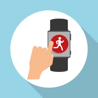 sağlıklı yaşam, düzenlenebilir vektör çizimi