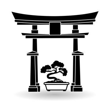 Japonya tasarım düz çizimi