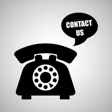 Telefon tasarım, teknoloji ve antika kavramı, düzenlenebilir vektör