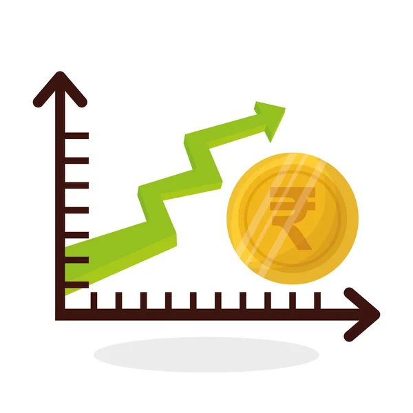 Global economy design, financial and money concept — Stock Vector