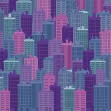 Şehir tasarım. Kentsel illüstrasyon. Bina kavramı