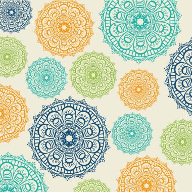 Mandala tasarım. bohemic kavramı