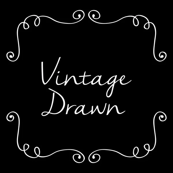 Vintage draw design. ornament icon. sketch concept — Stock Vector