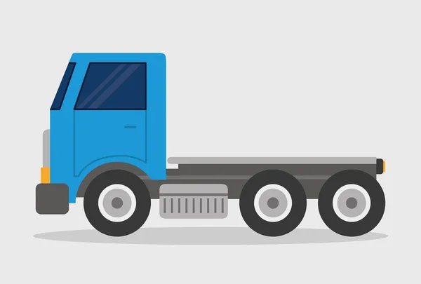 Vrachtwagen ontwerp. vervoer pictogram. vlakke afbeelding — Stockvector