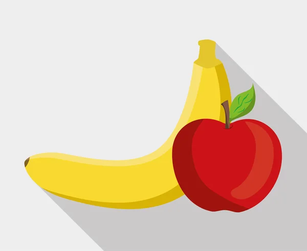 Flat illustration of fruit  design — Stock Vector