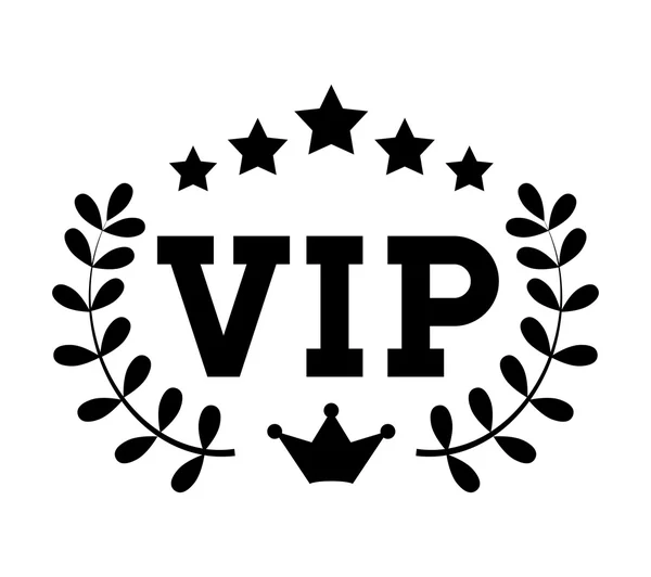 Design VIP, concept exclusif et premium — Image vectorielle