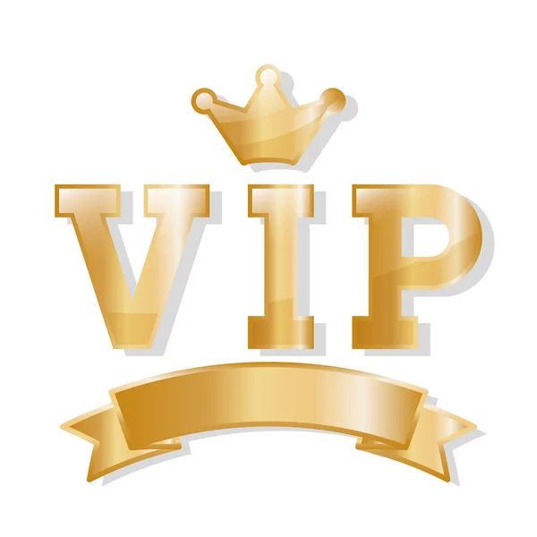 Design VIP, concept exclusif et premium — Image vectorielle