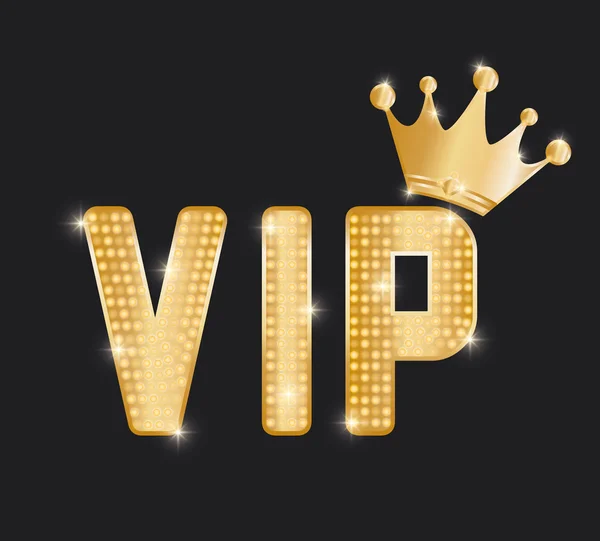 Design VIP, conceito exclusivo e premium — Vetor de Stock