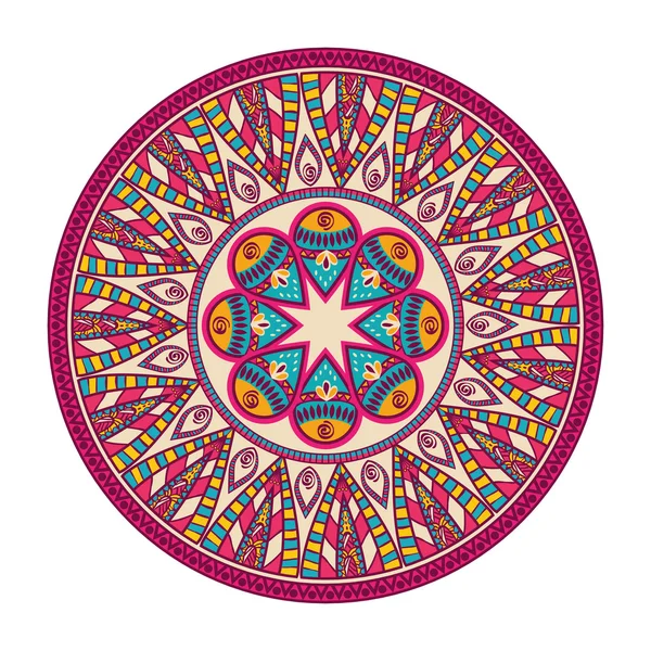 Diseño de mandala. concepto bohemio — Archivo Imágenes Vectoriales